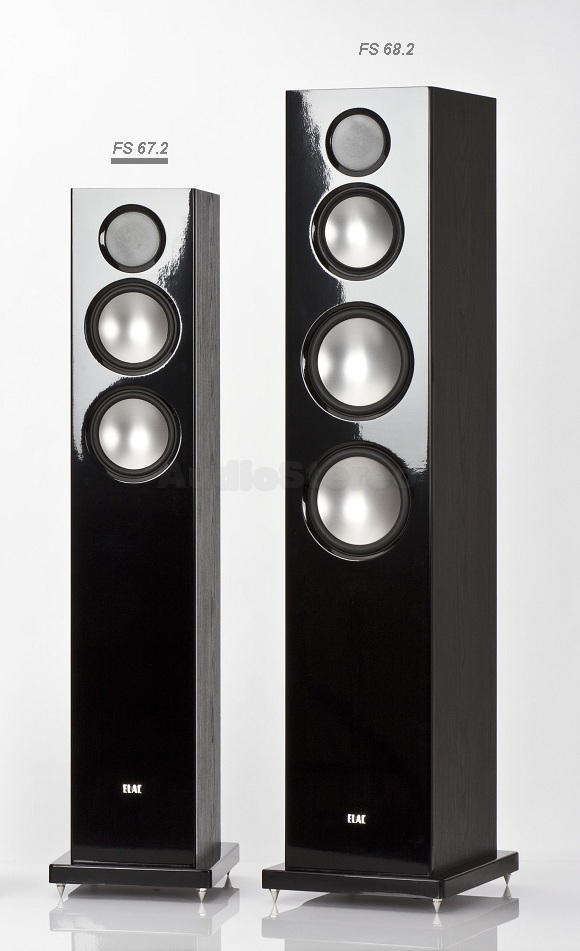 ELAC FS 67.2 and FS 68.2 side by side